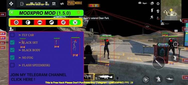 MODXPRO PUBG KR 1.5 – MOD MENU ESP S20 – HACK PUBG HÀN QUỐC